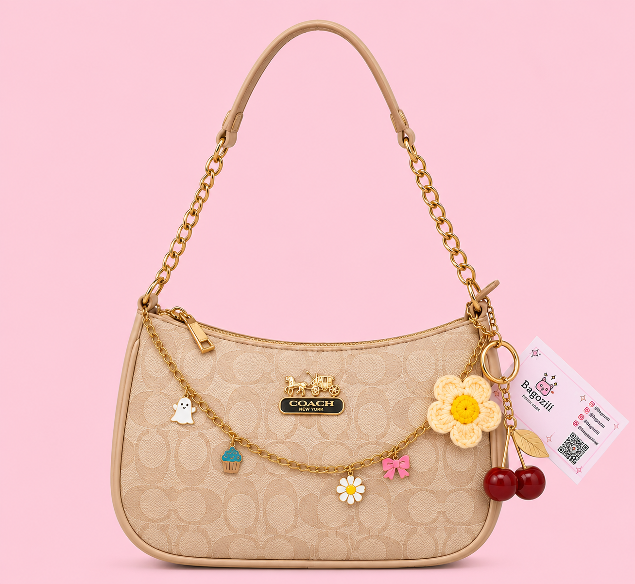 coach with imported accessories